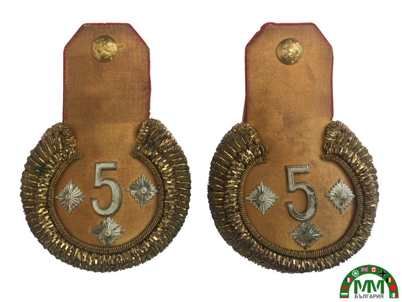 Epaulettes българскиs infanterie capitaine