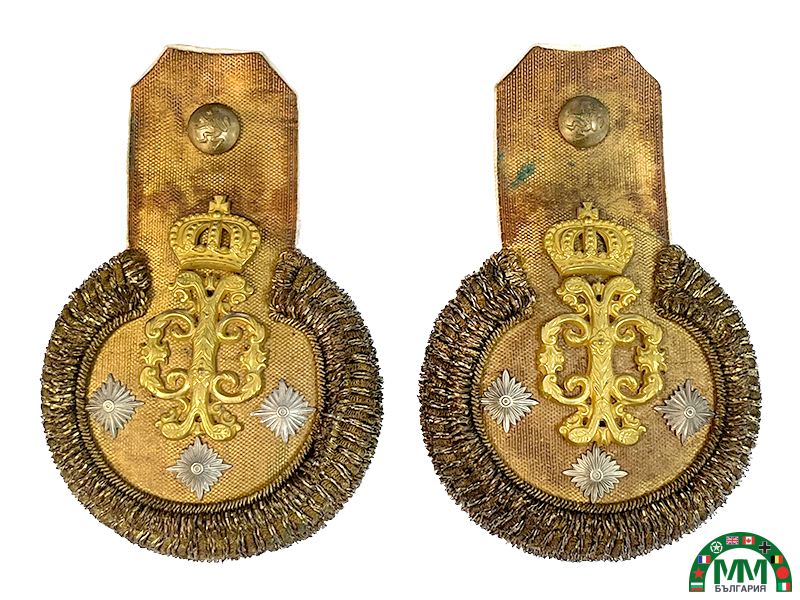 Epaulettes българскиs cavalerie commandant