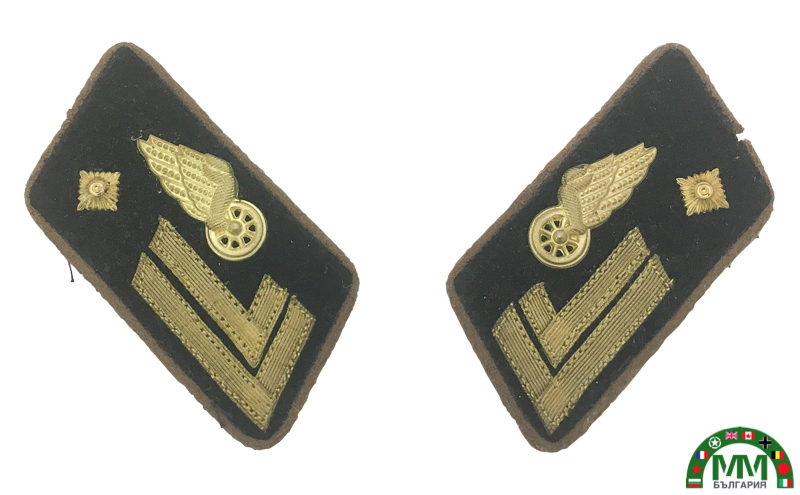Pattes de col B.D.J. chemins de fer българскиs