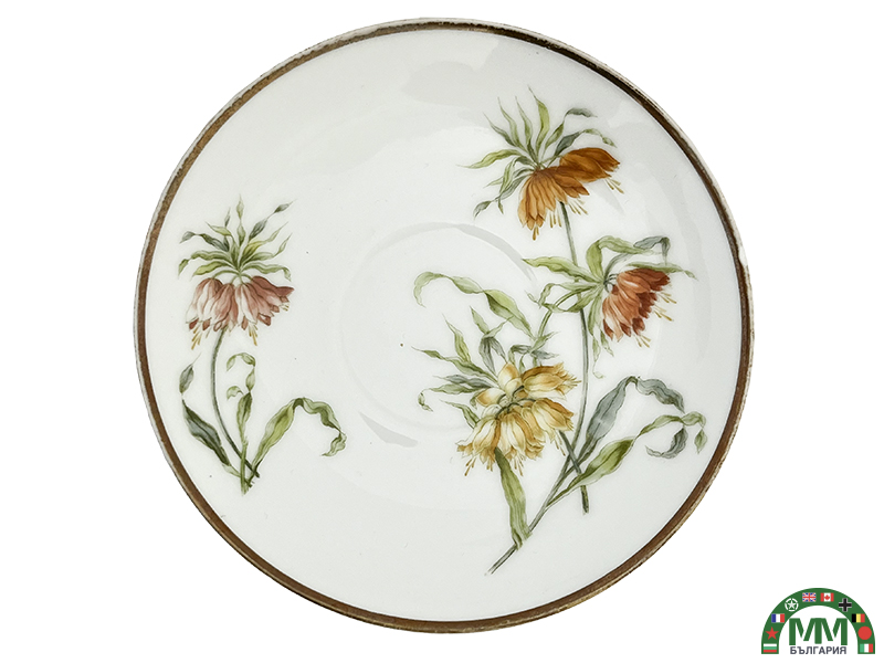 Sous-tasse български en porcelaine Ferdinand 1er