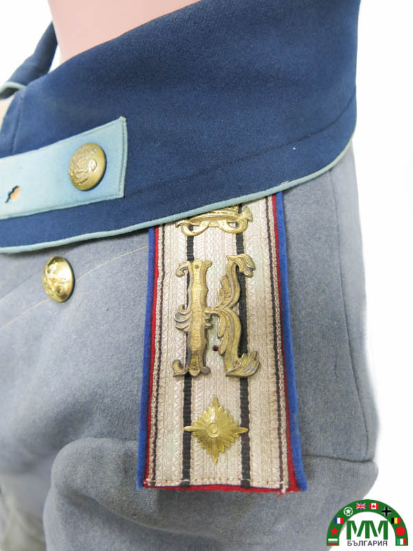 Пълна униформа български régiment personnel de la reine Clémentine